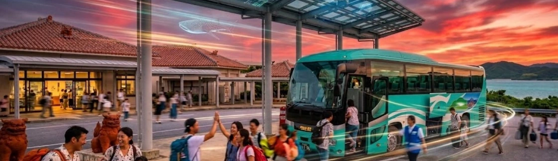 나하 공항에서 북부 츄라우미 수족관 가는 법 얀바루 2