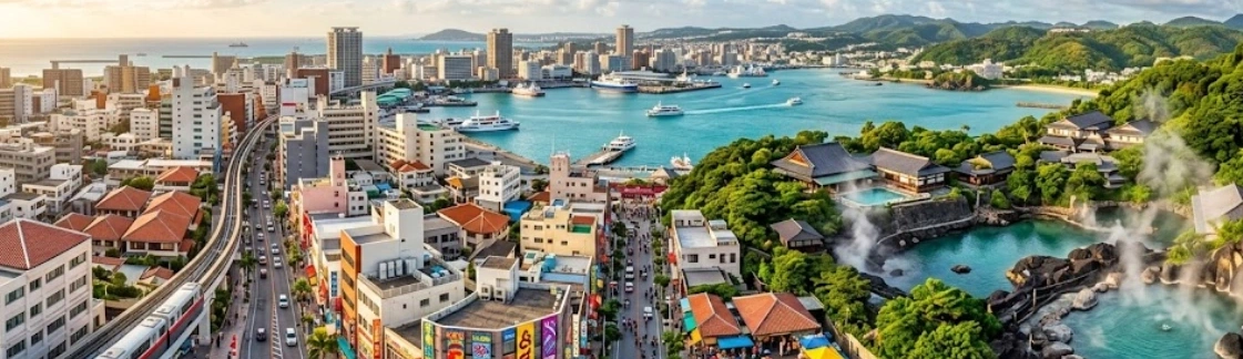 나하 시내 쇼핑과 남부 온천 완벽 코스 설계 비 오는 1