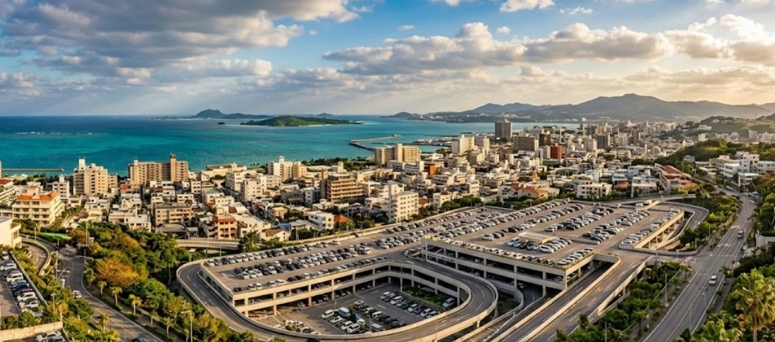 나하 시내 호텔 주차장 이용 가이드 주차 요금 절약 1