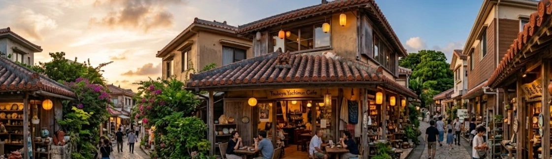 나하 츠보야 도자기 마을 감성 카페 투어 골목길 스페 1