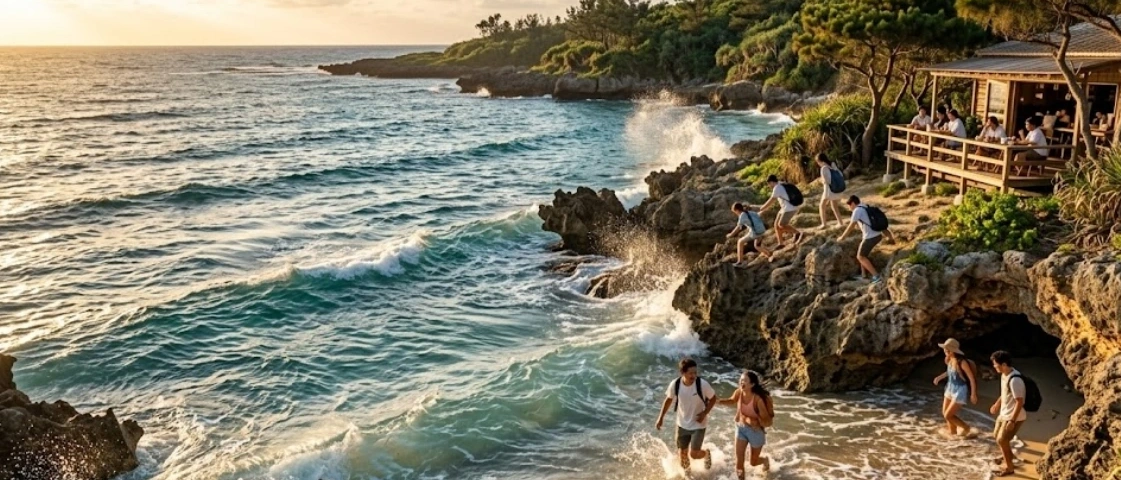숨겨진 해안 절경과 로컬 마스터의 시크릿 아지트 - 오키나와 북부 츄라우미 인근 명소 및 대자연 숲속 카페, 힐링 투어 동선 가이드 실전 가이드