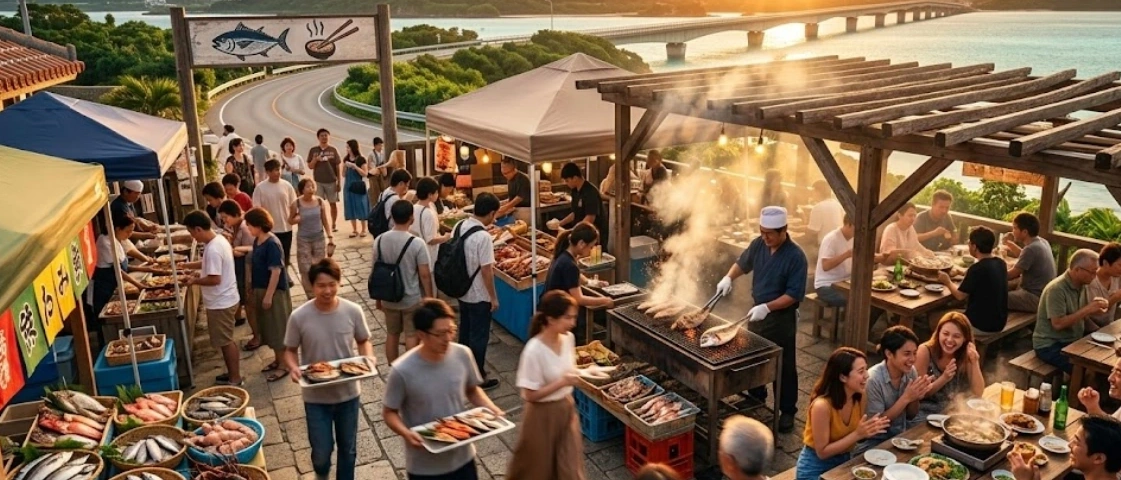 코우리 섬의 숨겨진 보석 해산물 덮밥과 현지인 단골 아지트 분석 - 코우리 대교 건너기 전후 들르기 좋은 맛집 리스트, 쉬림프 웨건 및 오션뷰 카페 추천 실전 가이드
