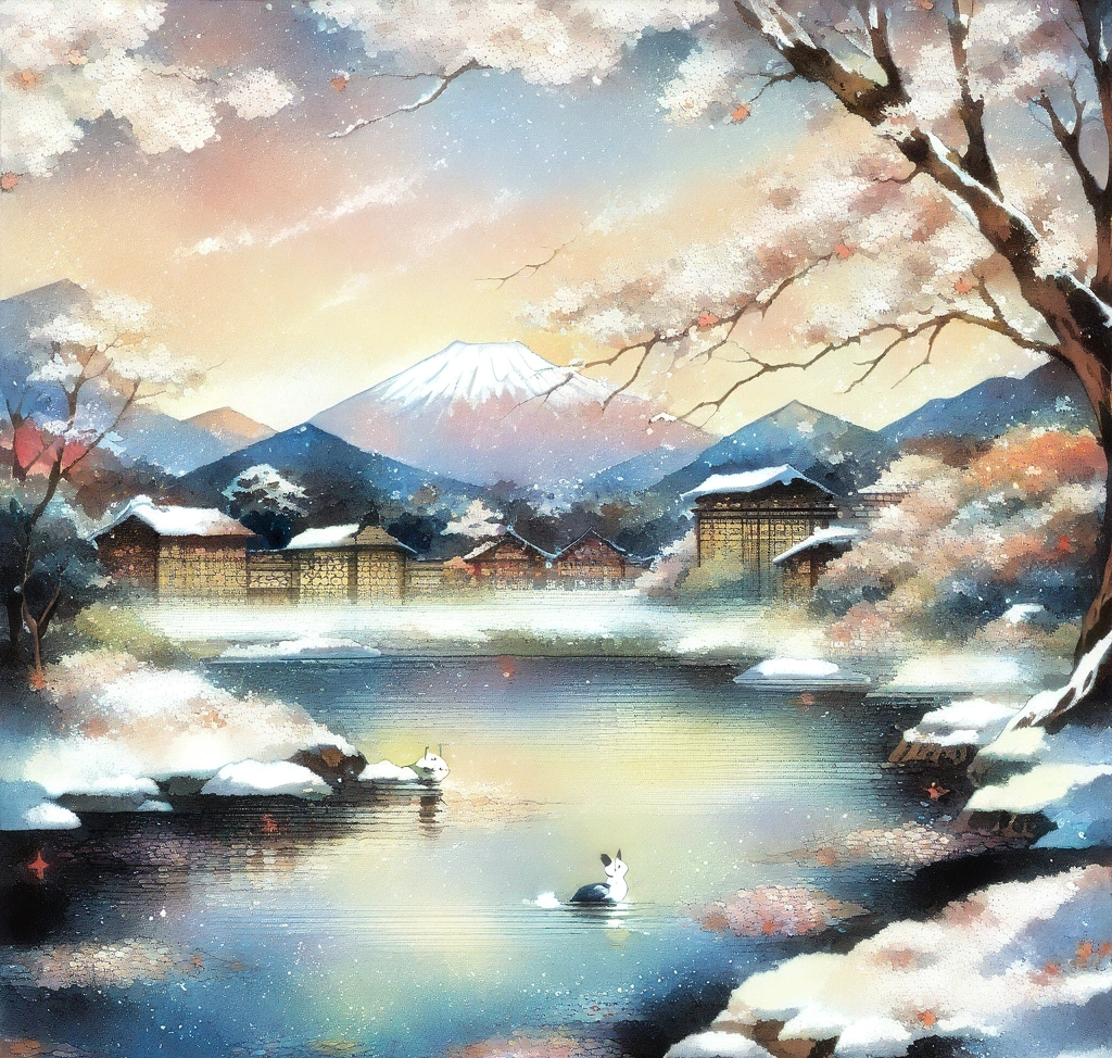 otaru kourakuen ryokan a tranquil morning view of 1