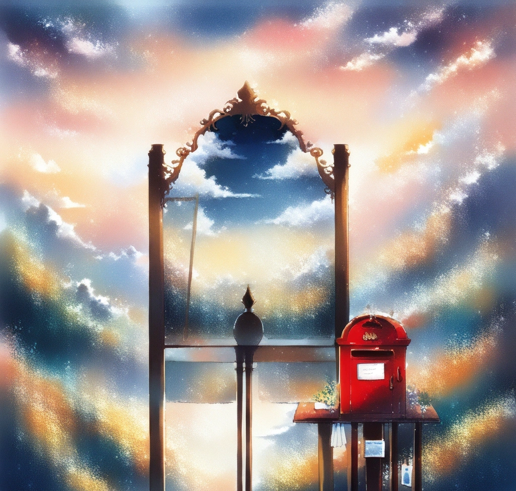 sapporo exclusive postcard display stand and red mailbox 1