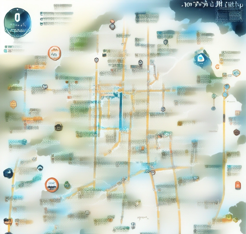 sapporo hotel parking infographic showing a map of 1