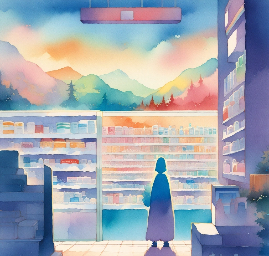 sapporo medical guide map graphic showing drug stores 1