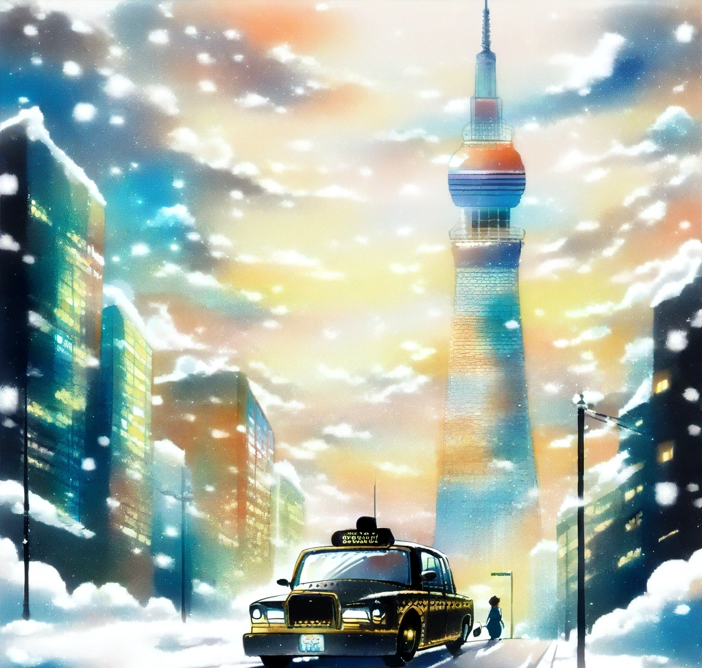 sapporo taxi tour guide a black luxury taxi driving 1