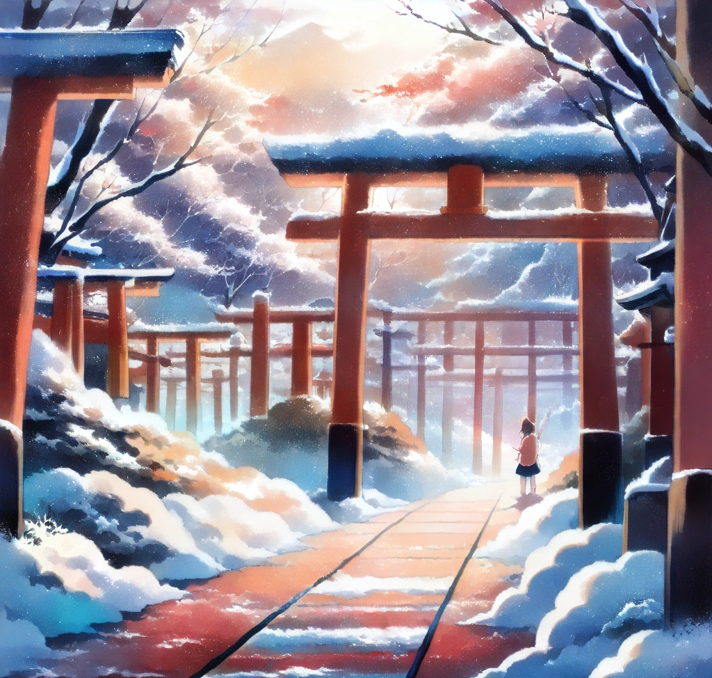 snowy otaru emotional a detailed winter scene at 1