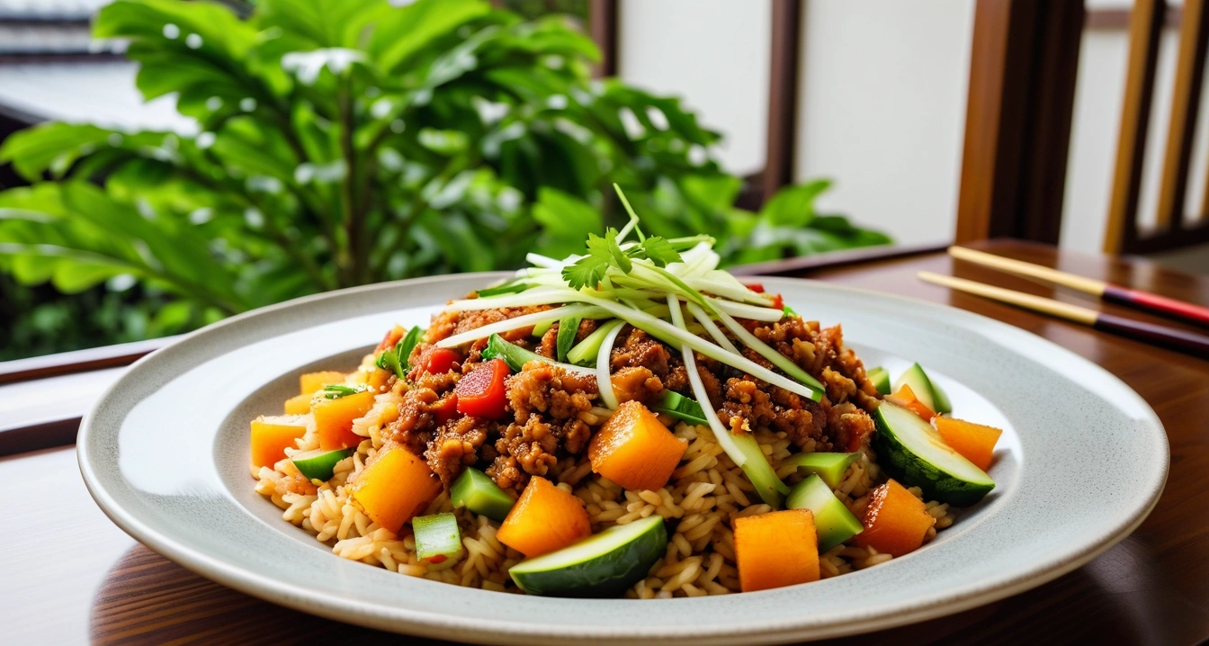 okinawa taco rice goya 1
