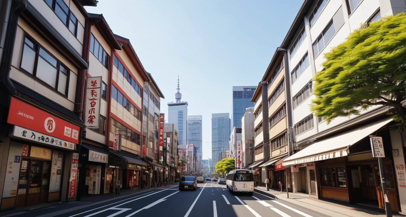 도쿄 돈키호테<br>- 도쿄 돈키호테 필수 쇼핑리스트와 인기 아이템 (a breathtaking view of tokyo don quixote landmark, bright sunny day, no people)