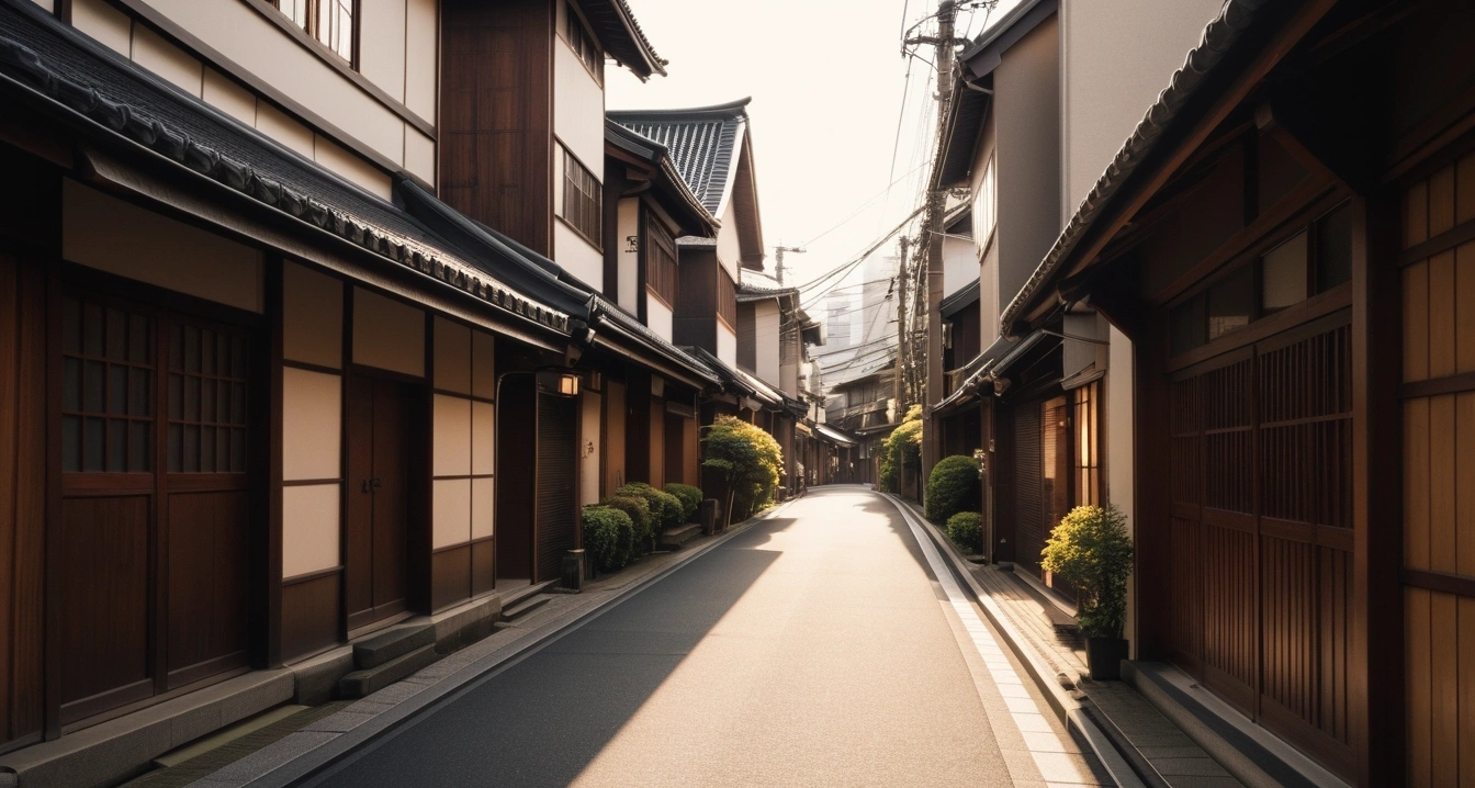 a picturesque tokyo traditional street a 1