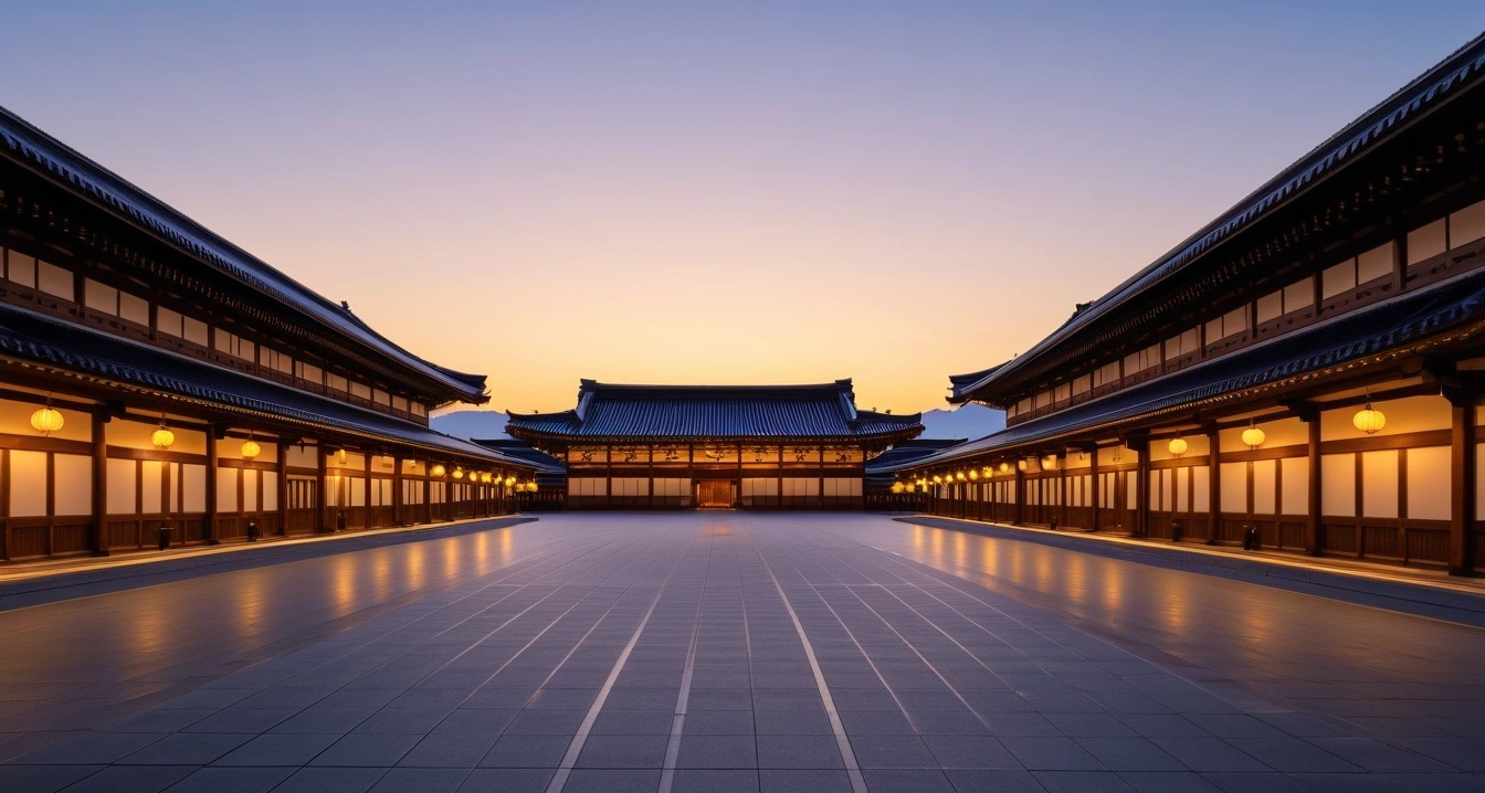 a serene traditional haneda airport arch 1