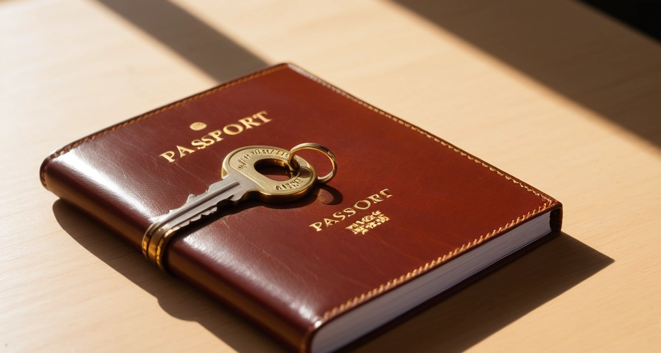 clean leather passport holder next vinta 1