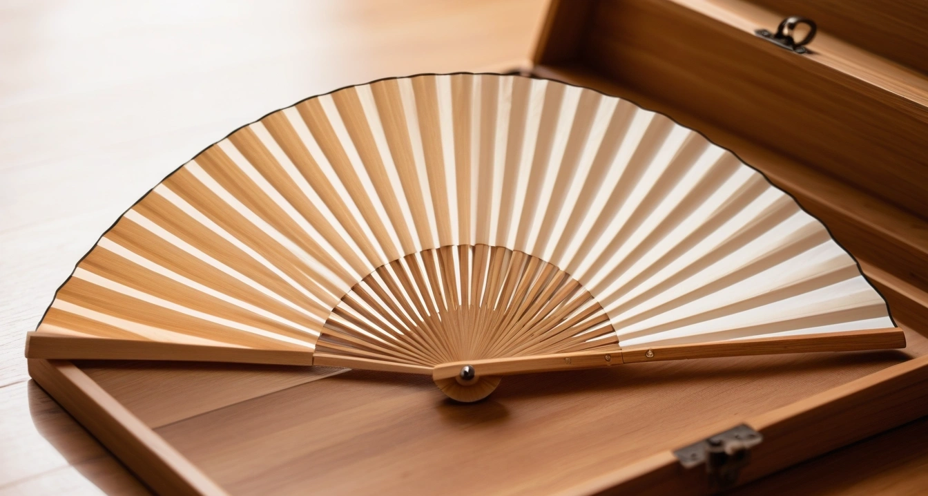 elegant wooden folding fan translucent g 2