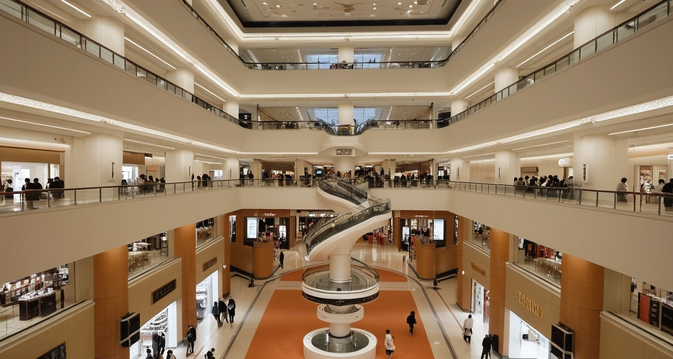 도쿄<br>- 도쿄 백화점 및 복합 쇼핑몰 투어와 면세 혜택 (tokyo, Tokyo department store shopping mall interior)