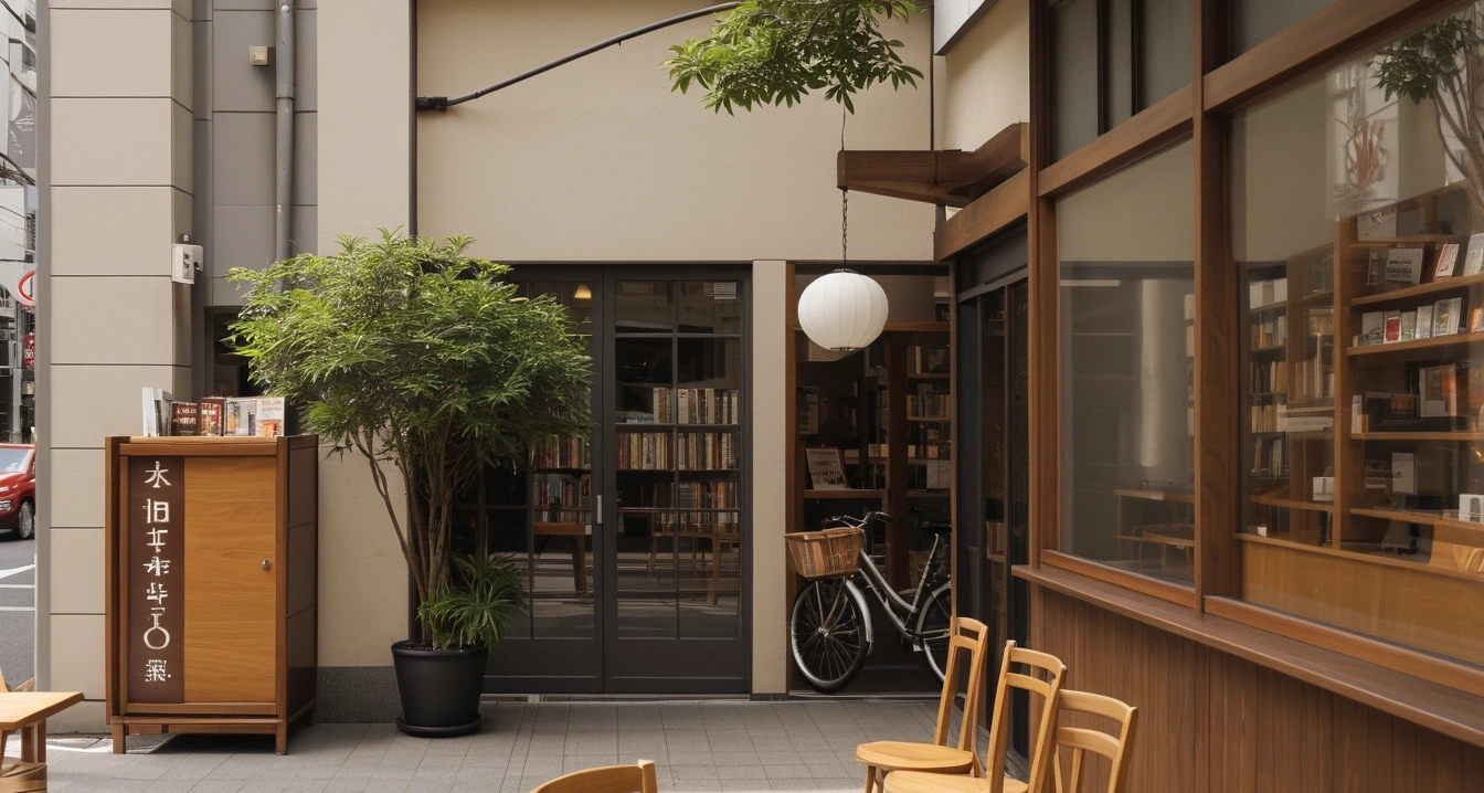 도쿄<br>- 도쿄 숙소 인근 실내 카페 및 서점 활용 팁 (tokyo, Tokyo emotional cafe bookstore interior)