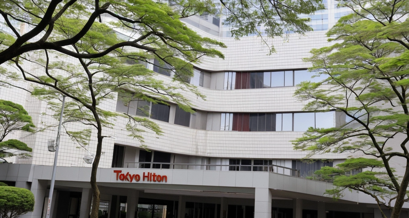 도쿄<br>- 도쿄 숙소 선택과 힐튼 등 브랜드 호텔 편의 시설 (tokyo, Tokyo Hilton Hotel room view)