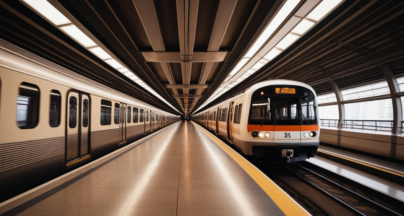 a vintage leather a high speed subway tr 1