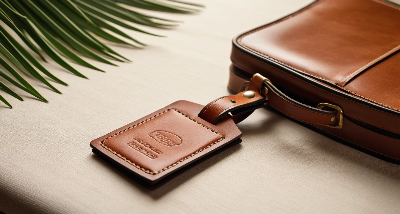 a vintage leather folded lightweight lin 1