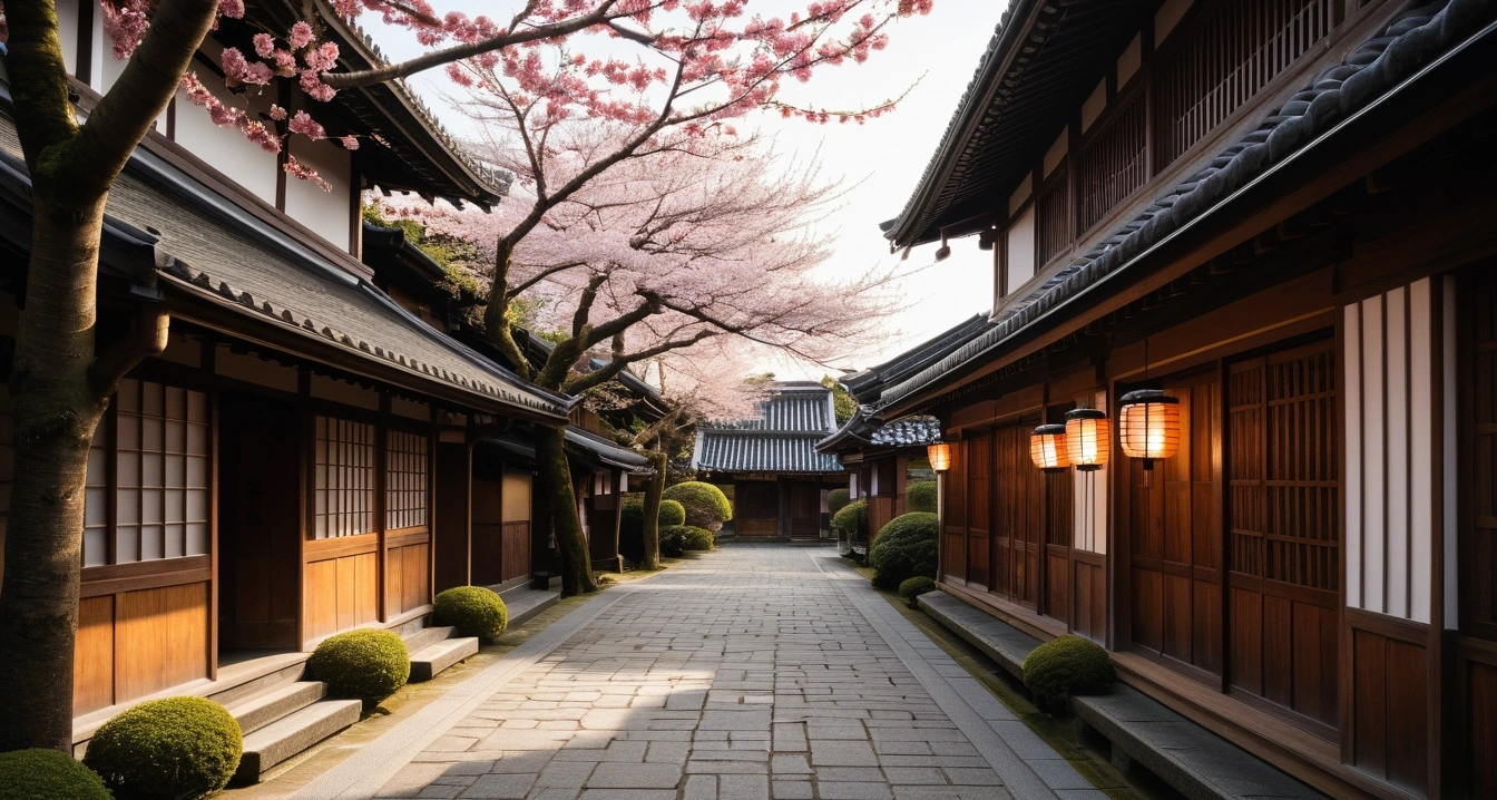 traditional wooden japanese merchant hou 1
